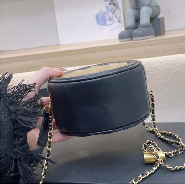 

tz women's mini round zip designer bags multi-color genuine leather crossbody bags classic handbags gold-tone diamond quilting luxury s