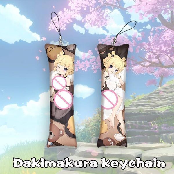 Keychains Azur Lane Sn Grozny Mini Dakimakura Keychain Anime Chain Chain Chain pendurado Pingente Pingente Cosplay