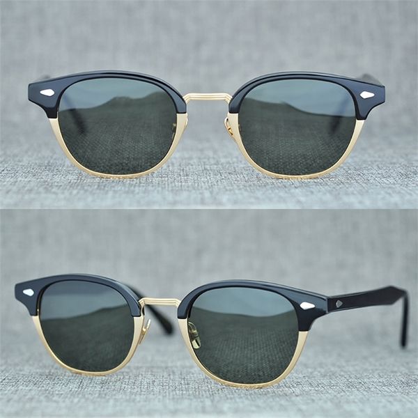 

50% off factory outlet sale punk half frame metal man, White;black