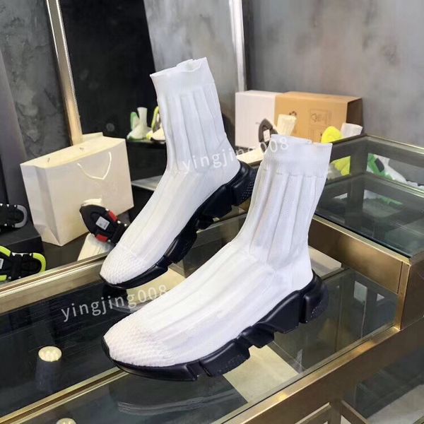 

2022 designer sock sports speed runner trainers trainer shoes casual luxury women men runners sneakers fashion dress shoes size35-45 fz19100, Black