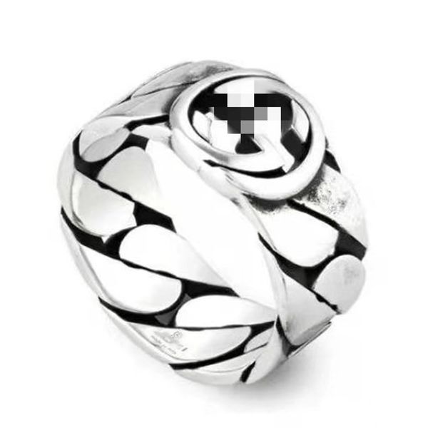 

54% off 2022 new jewelry double chain thai silver used fashion couple ring