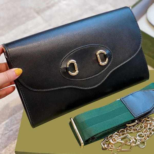 

chain plain fashion lady wallets shoulder leather hasp cross body two straps g envelope bags card holder women handbags square totes