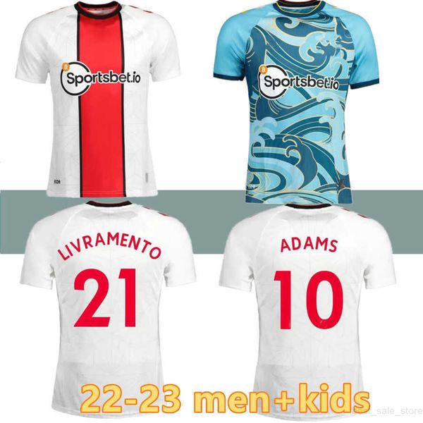 

22 23 adams soccer jerseys redmond home 2022 2023 ward-prowse elyounoussi armstrong romeu football shirt men size s-xxl, Black;yellow