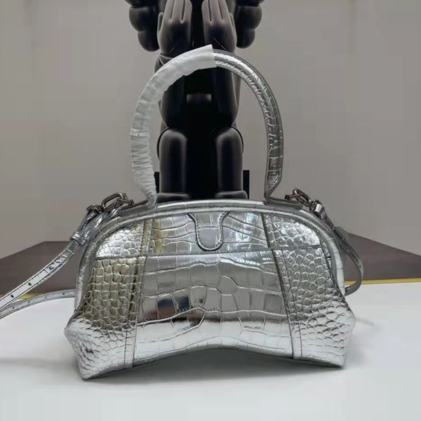 

design diagonal shoulder bag retro crocodile pattern leather large capacity handbag ladies new multifunctional fashion versatile handbag