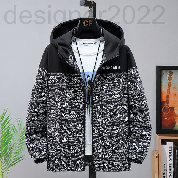 

men's jackets designer splicing jacket men's spring trend loose casual coat brand cartoon over print ins hip hop jgfi, Black;brown