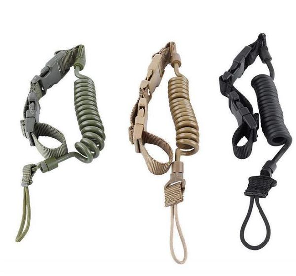 2021 Новые Canislatrans Пистолетный пистолет Lanyard Bell Loop Sling Sling / Tactical Spring Sling для винтовки для охоты