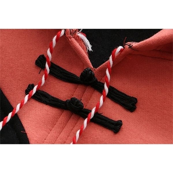 

neploe women hoodies fleece thick cute embroidery winter autumn women pullovers jumpers japanese hooded coat 56439 201203, Black