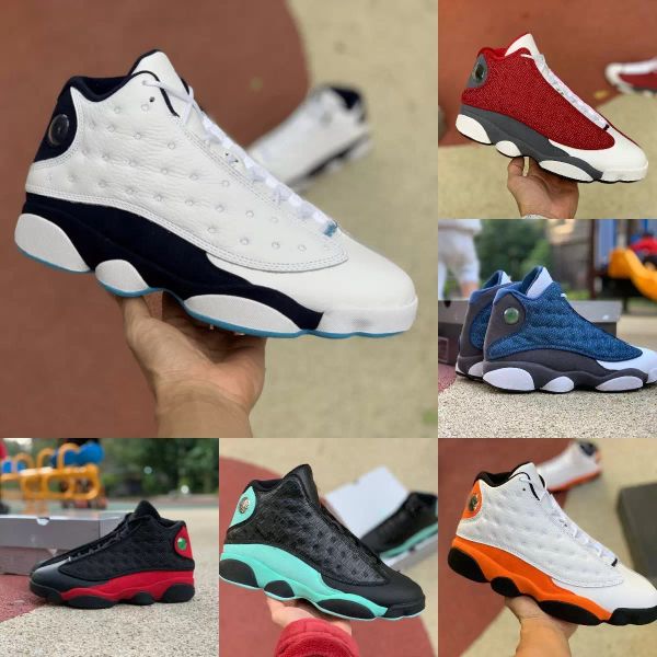 

jumpman 13 13s basketball shoes mens dark powder blue high flint bred island green red dirty hyper royal starfish court purple chicago train