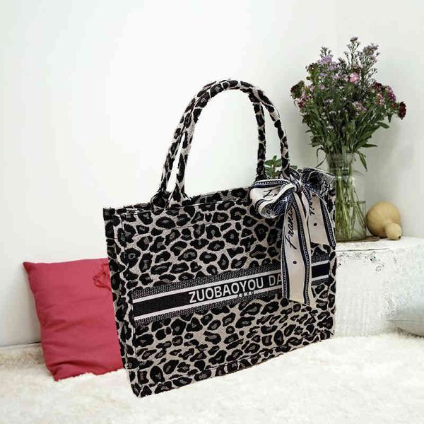

bag female fashion leopard tote handbag large capacity bag