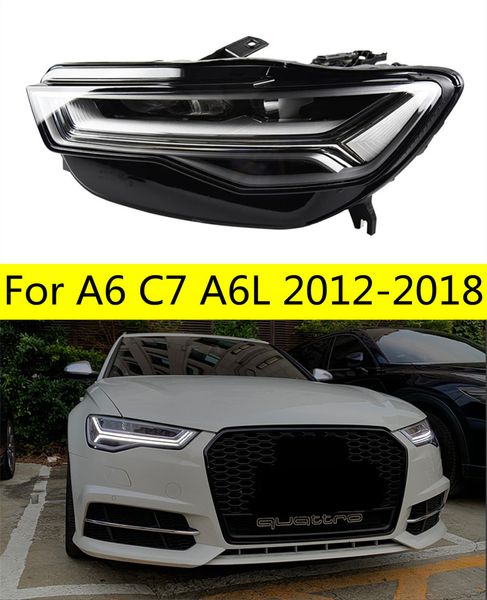 

led lamps for a6 c7 a6l 20 12-20 18 matrix drl daytime running light led turn signal high beam headlights