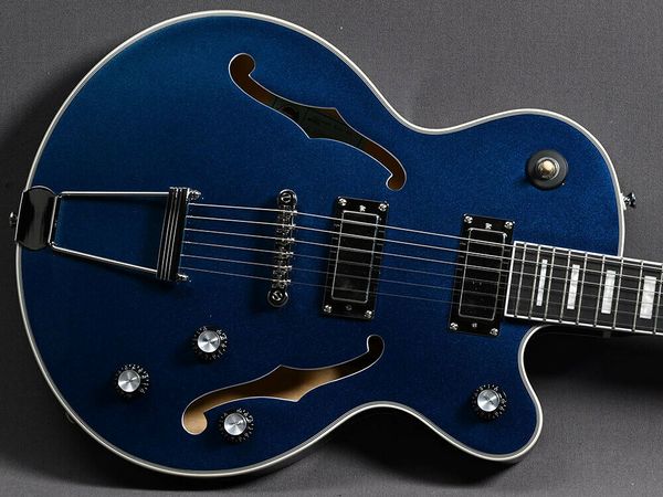 

uptown kat es sapphire blue metallic electric guitar