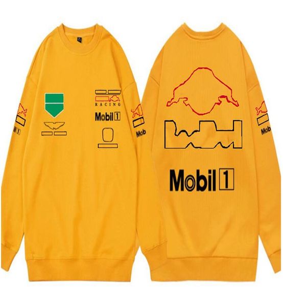 

2022f1 racing enthusiasts fashion cool round neck riding fleece sweater