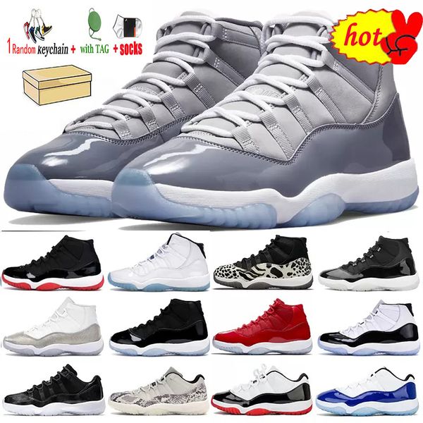 

boots jumpman 11 men women basketball shoes 11s 25th easter platinum, Black