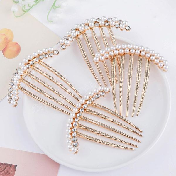 Fashion Women Hairpins Rhinestone Pearl Barrettes Capelli per capelli Caspi Caspi Cesti Accessori per capelli.