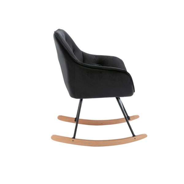 

living room furniture comfortable rocking chair accent chairs black