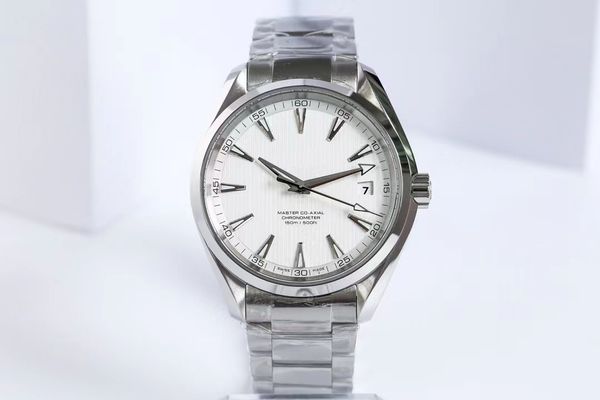 

vsf man watches automatic machine 8500 movement size of 41.5 mm pure steel quality sapphire crystal glass waterproof, Slivery;brown