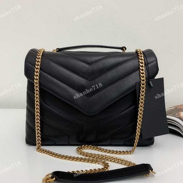 

genuine leather loulou hardware shoulder crossbody bag designer luxury handbags women envelope messenger bag puffer totes lady purses wallet