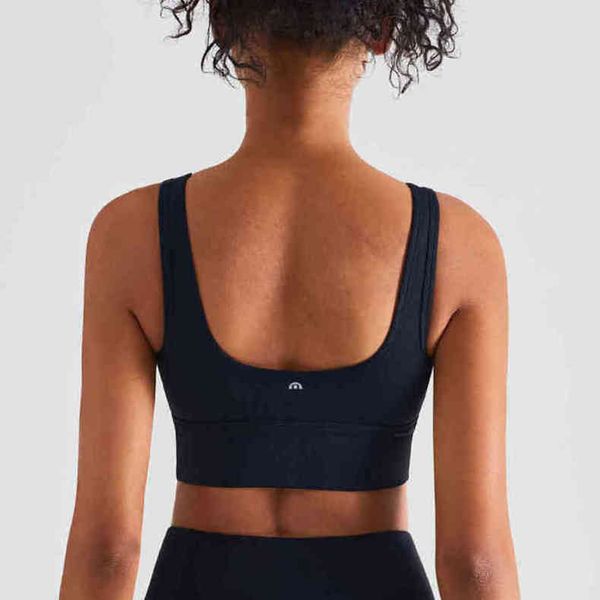 

bras lulu brand nude pleated sports underwear with vest cushion beautiful back yoga bra lu-wx1420 6ave, Red;black