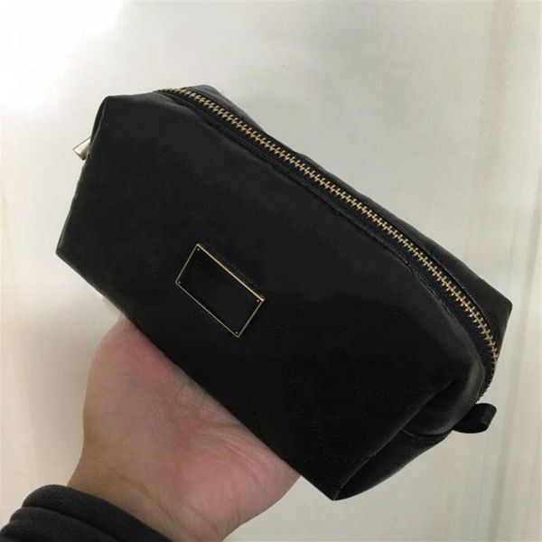 

women zipper pocket wallets fashion pu cosmetic bags lady gift handbags elegant black pouch304g