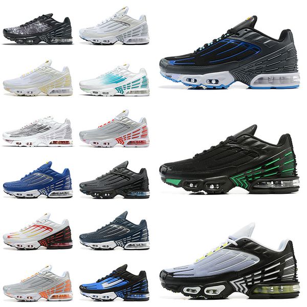 

fashion arrival tn plus 3 iii running shoes bone black laser blue tiger matching hiking carabiners ghost green men women sports sneakers smo, White;red