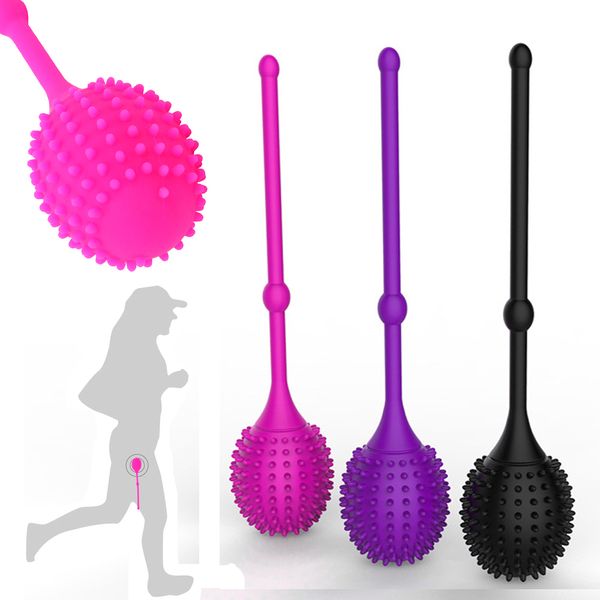 Sicuro silicone Geisha Ball Vagina stringere esercizio Kegel magnetico Ben Wa giocattoli sexy per donne allenatore Masturbazione femminile