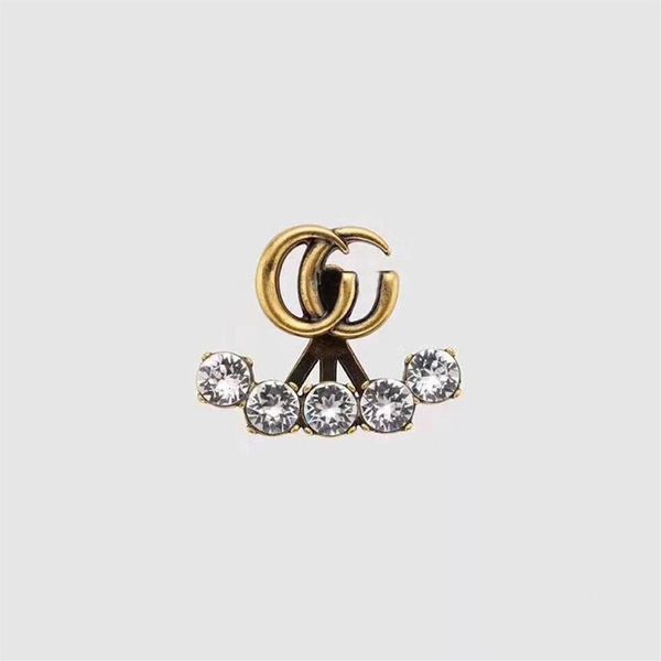 

womens classic stud earrings diamond letter g earring fashion designer earrings for women jewelry designers earring hoop party d21288u, Golden