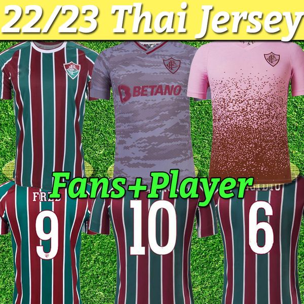 

2021 2022 fluminense soccer jerseys home away 3rd 21 22 fc ph ganso evanilson football men shirt special edition 2023 miguel, Black;yellow