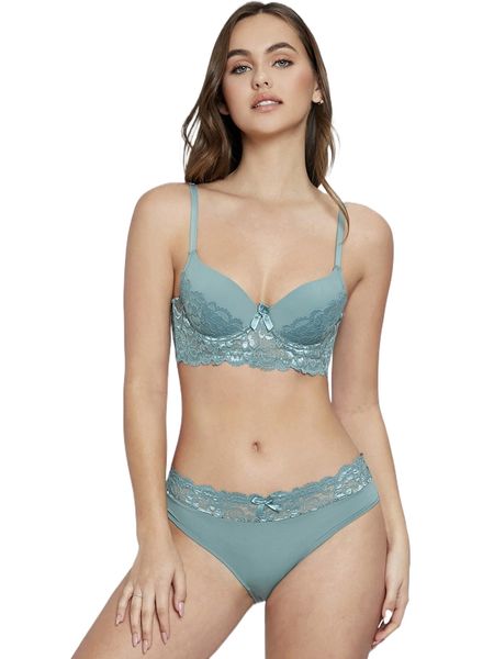 

contrast lace underwire lingerie set f1xm#, Black;red