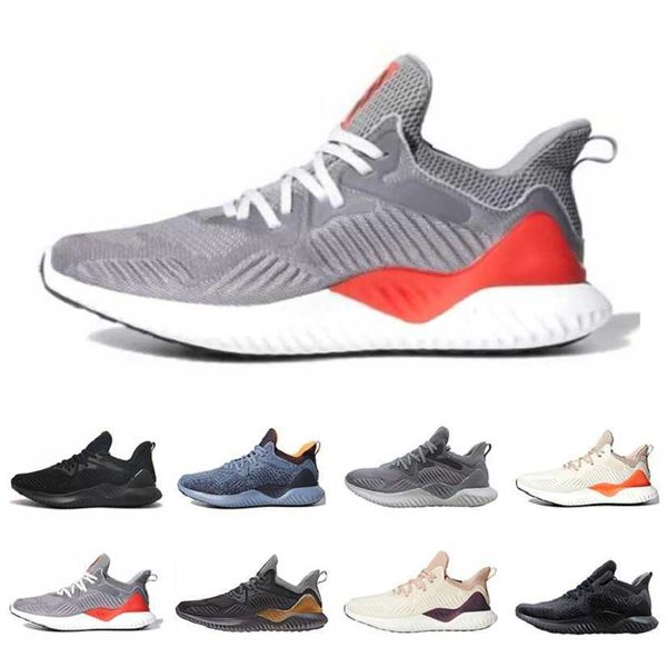 

colorful alphabounce triple black raw grey hi res orange men running shoes m grey men women trainers zapatos sports sneakers 36-45