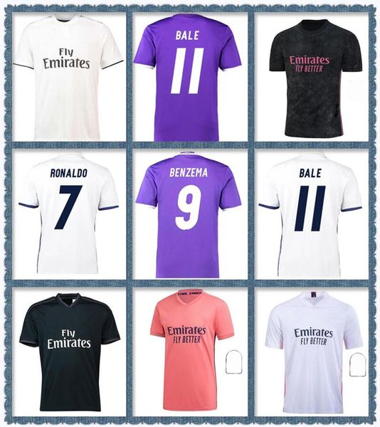

2016 2017 2018 2019 2020 2021 real madrid soccer jersey retro ronaldo benzema football shirt 16 17 18 19 20 21 22 james camiseta de futbol s, Black;gray