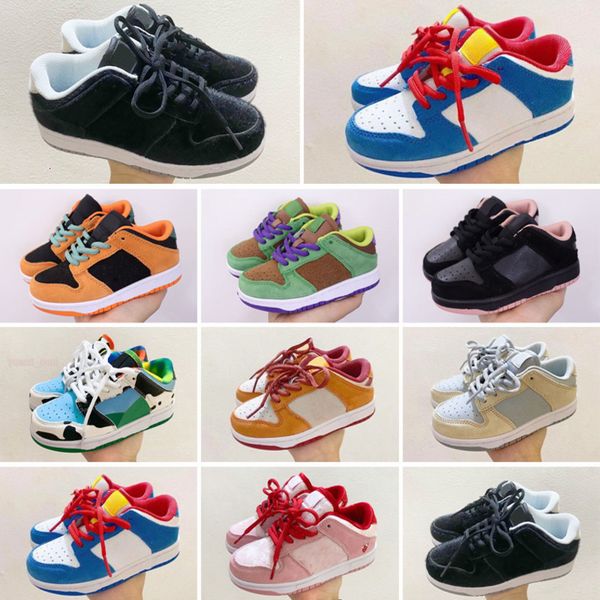 

dunking uality s.b kids causal shoes sneakers low chunky bears orange opti yellow green blue fury plum laser women sport trainer outdoor, Black