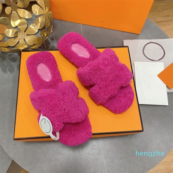 

designer slippers leather outsole autumn/winter indoor/outdoor sandals shoes black pink rose brown white blue grey