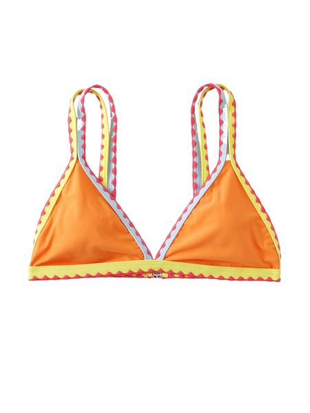 

whip stitch triangle bikini x2e1#, White;black