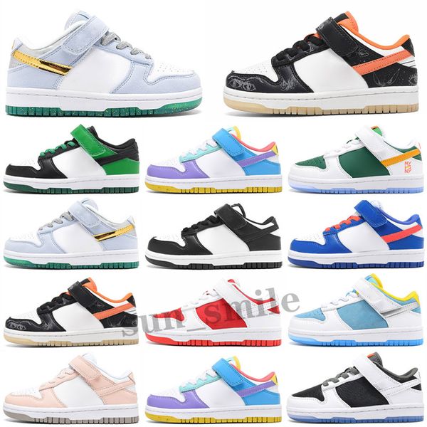 

kids designer shoes white black low pn dust children's shoes toddlers sneakers unc syracuse trainer jogging