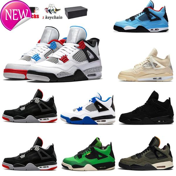 

jumpman 4 basketball shoes men women sneakers white oreo sail infrared fire red veterans day university blue black cat trainers