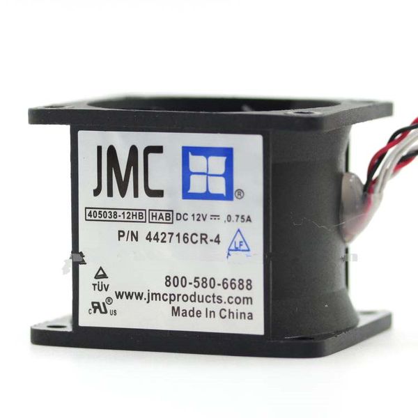 FAIR JMC FREE DE NOVA JMC 405038-12HB HAB 12V 0,75A 4038 4CM 442716CR-4 FAM DE REFRIDADE DUPLO FOLE