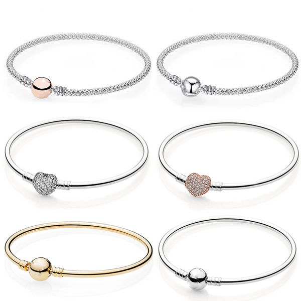 Nova popular pulseira de prata esterlina 925 de alta qualidade para sempre amor para mulheres originais Pandora DIY miçangas linda pulseira de joias oferta especial