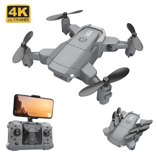 Mini drone KY905 con fotocamera 4K / 1080p Quad elicottero RC pieghevole con droni senza testa Wifi FPV