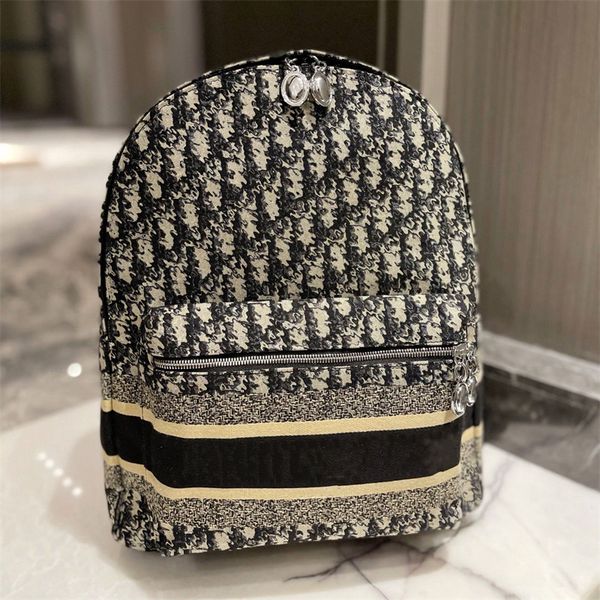 

designer backpacks oblique jacquard back packs purses mens womens luxury fashion leather diors bags