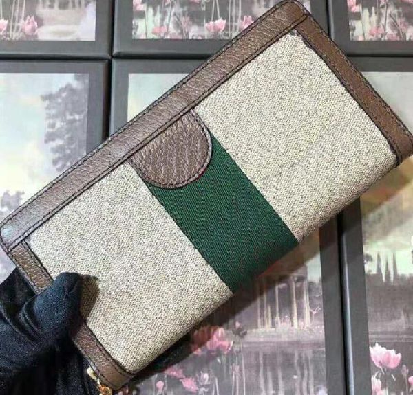 2022 5A 1961 carteira longa bolsa de couro com zíper bolsa para cartões bolsa crossbody jackie bambu f7it # g ophidia chain bag2569