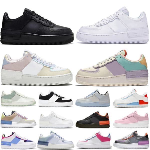 

og 1s low mens casual shoes shadow white black particle grey coral pink pistachio frost pale ivory pastel phantom pn pixl skateboard