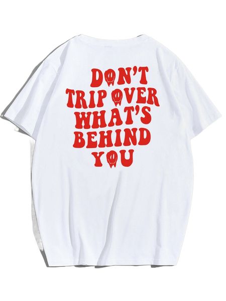 

men cartoon and slogan graphic tee o2xh#, White;black