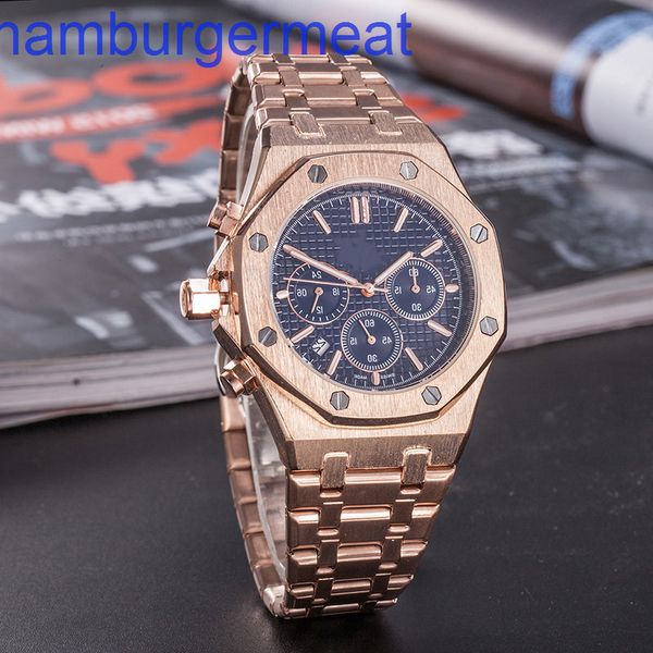 

tiktok explosion celebrity high-end large dial wristwatches diamond-studded star three-eye diamond-studdeds waterproof quartz watch vax6, Slivery;brown