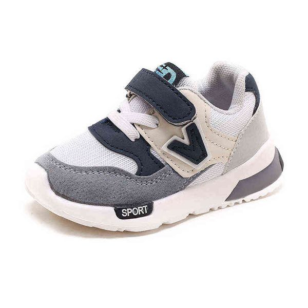 

kids shoes for baby boys girls children's casual sneakers air mesh breathable soft running sports shoes pink gray lightweight g220422, Black;red