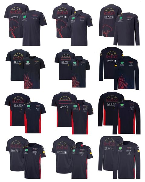 

f1 formula one team uniform new driver t-shirt men and women fans racing suit casual round neck quick-drying top