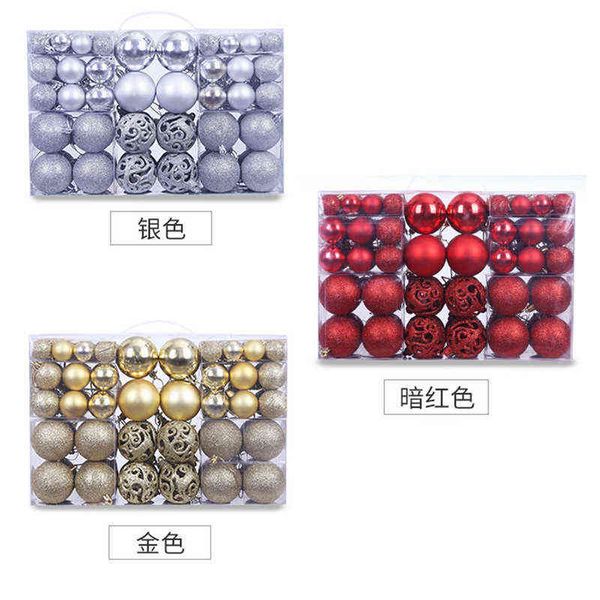 

factory outlet christmas ball decorations 100pcs pendant set