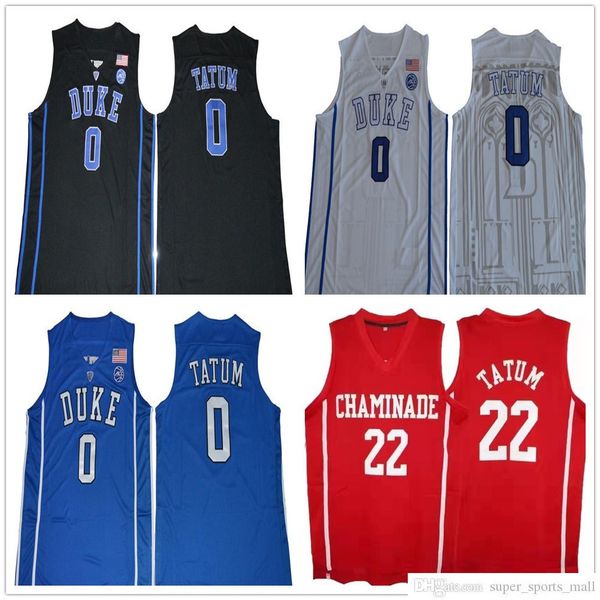 

stitched ncaa vintage duke blue devils college basketball jerseys jayson 0 tatum white black chaminade high school red 22 tatum jersey unive