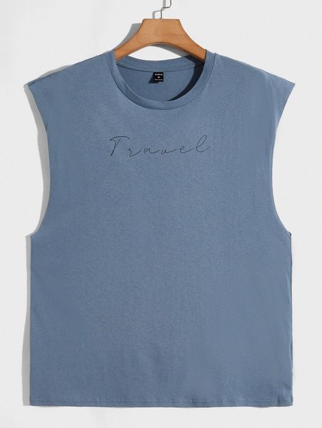 

men letter graphic tank o1oh#, White;black