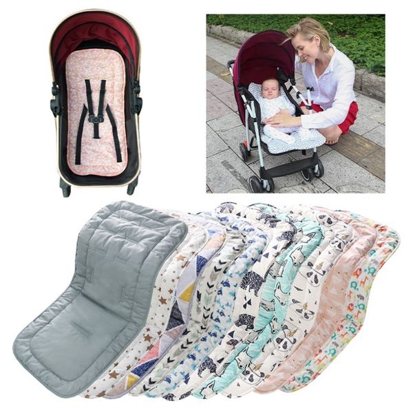 Детская коляска сиденье хлопок удобно мягкая детская корзина коврик для детской подушка для багги
