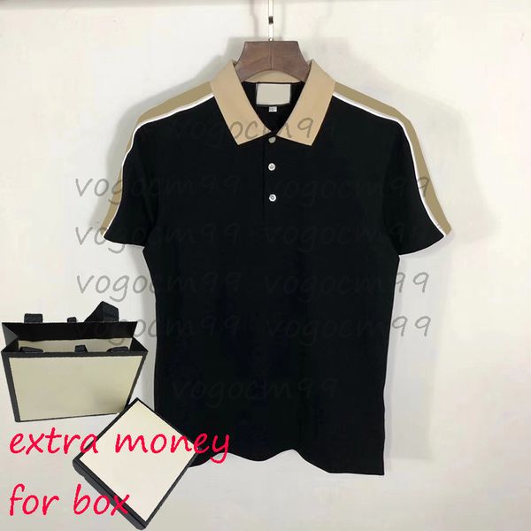 

2022 summer mens polo shirt fashion casual classic horse shirt loose and breathable lapel button t-shirt polos 21 styles colors, White;black